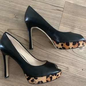 Anne Klein Leopard Platform Heels, Ladies 7.5